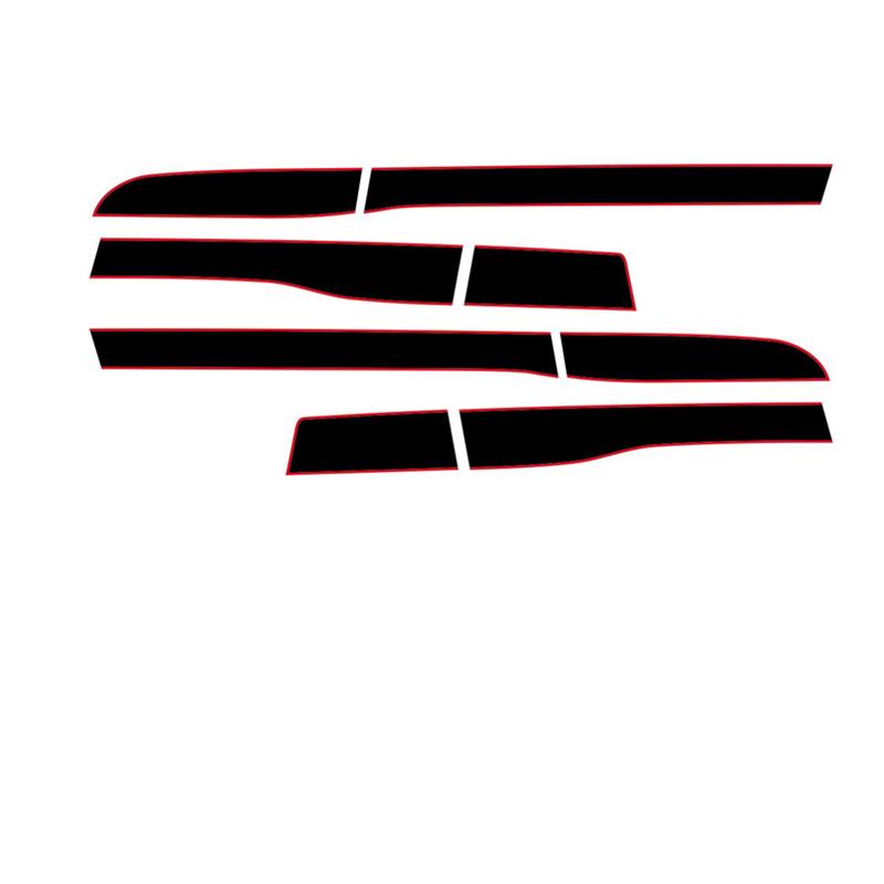 Car Body Waist Lines Sport Stripes