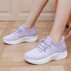 Cloth shoes women's shoes spring and autumn new fly-woven breathable casual soft-soled comfortable single shoes lightweight mother walking shoes