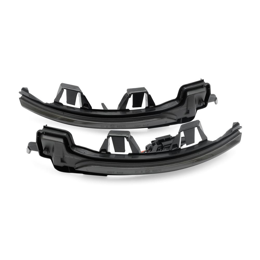 2x Smoked For Volvo XC40 XC60 XC90 S V Series Sequential Dynamic Led Side Mirror Marker Turn Signal Assy Kits Blinkers 31498601