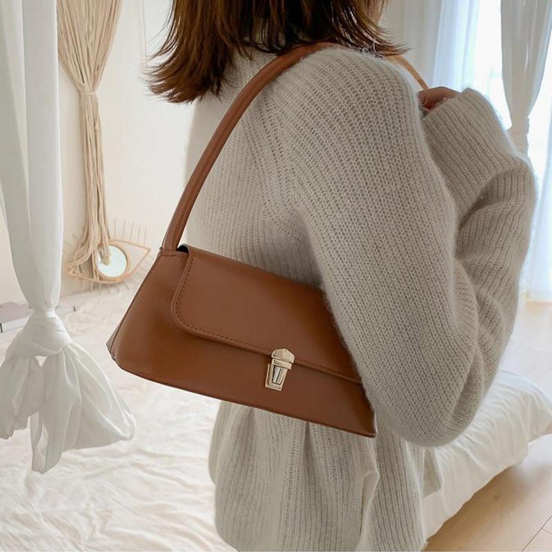 Crossbody Bags Design Underarm 2026 Shoulder Bag Female Handbag And Purses Solid Color