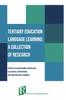 The Tertiary Education Language Learning : a Collection of Research Book