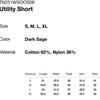 Thisisneverthat Utility Short Dark Sage