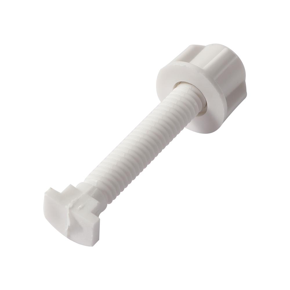 2Pcs Plastic Toilet Seat Hinge Bolt + Fitting Screws +Nuts Washers Kit For Home Bathroom Accessories 6.3*4*2.5cm