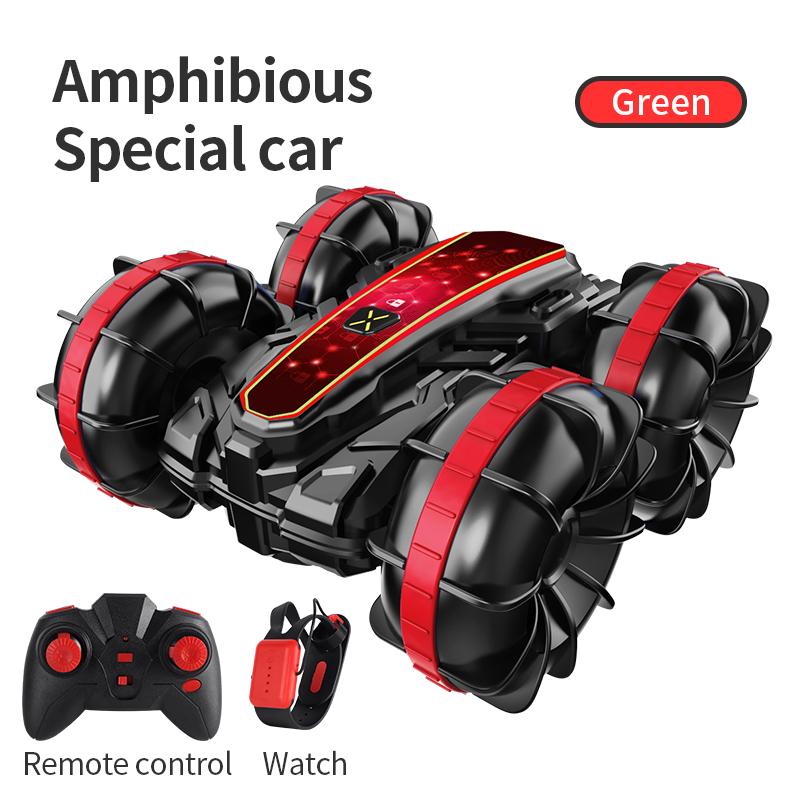 Rc Car Amphibious Remote Control Stunt Car Vehicle Double-sided Flip Driving Drift Outdoor Beach Toys for Boys Children's