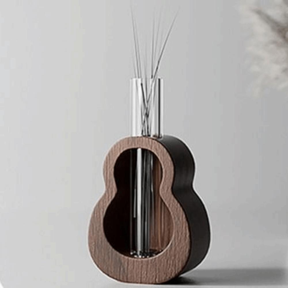 Wooden Base Cat Hair Jar Compact Size Clear Tube Beard Storage Box Minimalist Decorative Beard Collection Bottle Farmhouse Decor