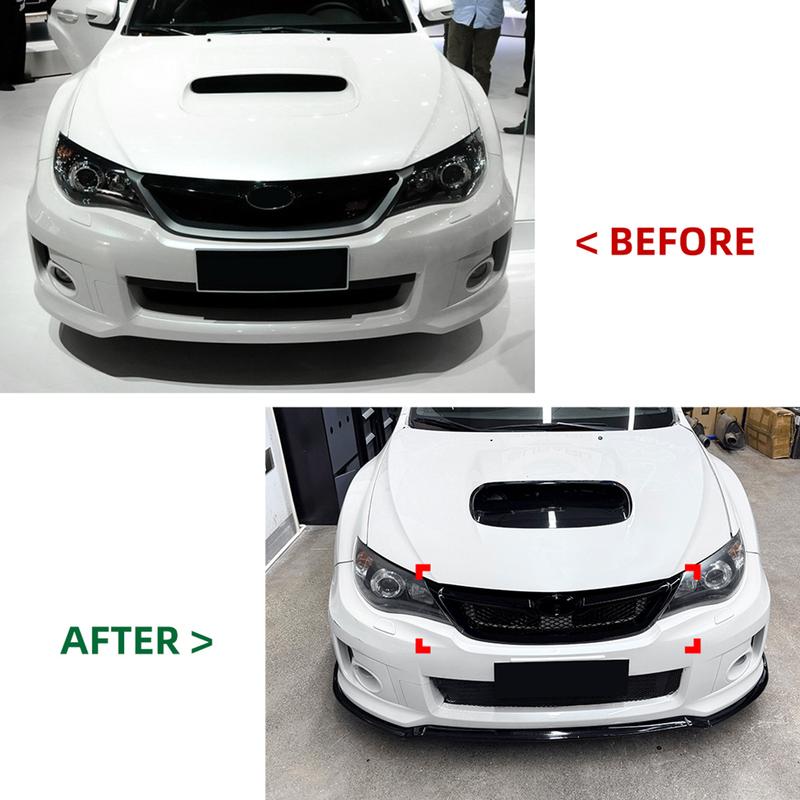 Car Exterior Front Hood Grille Racing Bumper Grill Grille Grill Hood Mesh Grid For Subaru 10.5th Gen Impreza 2011 2012 2013 2014