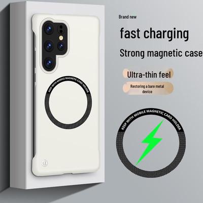 Samsung S25 Ultra Rahmenlose Magnetische A56 Hülle: Hautgefühl, Wärmeableitende Schutzhülle