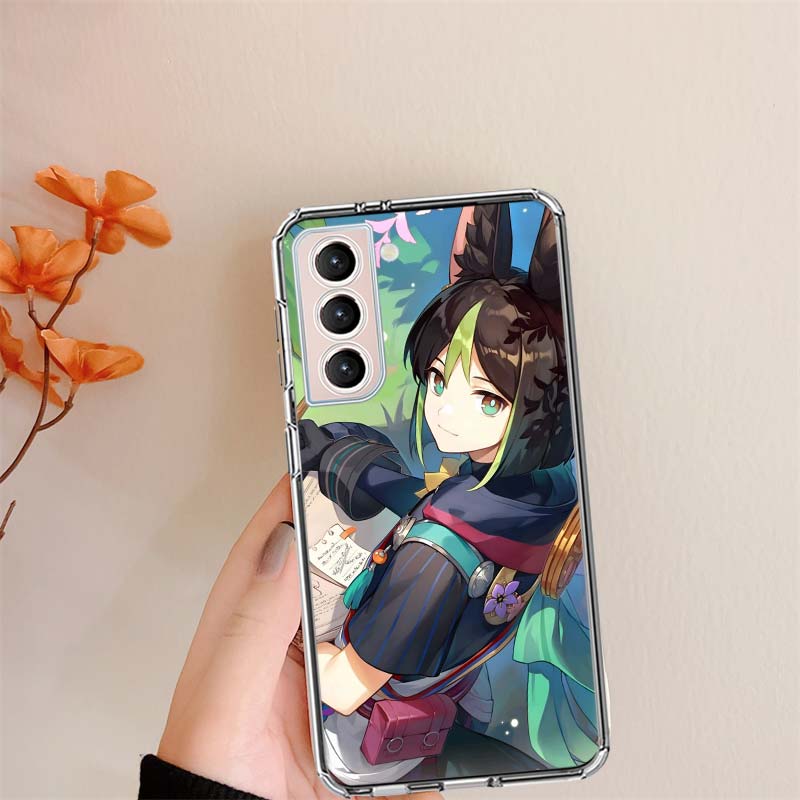 Genshin Impact Tighnari Clear Phone Cases for Samsung S26 Ultra Galaxy S25 Edge S24 S23 FE S21 Plus S20 S22 S10 Cover Patterned
