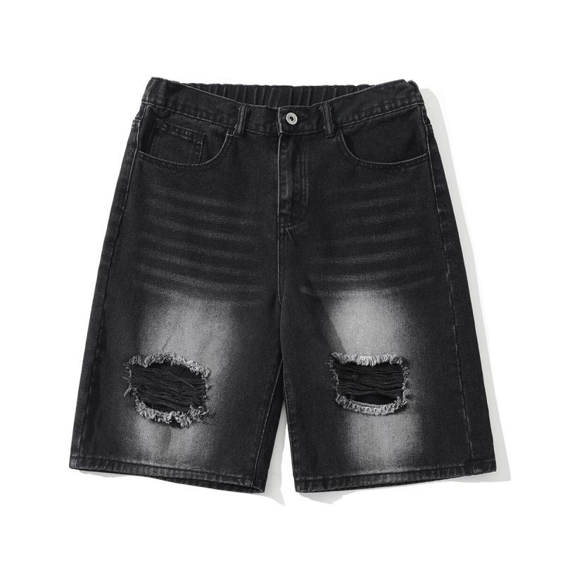 

JYL Men s Cargo Pants Cross-Border Turquoise Washed Wave Loose Wide-Leg Denim Pants 2XL амарантовый