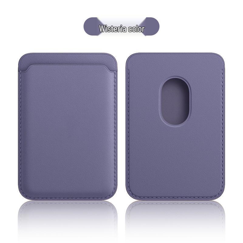High-Quality PU Leather Magnetic Card Holder with Pop-up Animation for iPhone 17