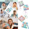 New Keyboard Fidget Toy Keychain Button Fidget Gifts for Adults To Relieve Stress Nine-key Can Be Assembled Freely@