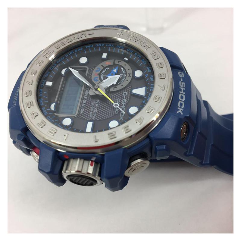Casio G-SHOCK Marine Series Smart Tide Moon Age LED Light Smart Waterproof Solar Powered Six Bureau Radio Quartz Movement Japanese and GWN-1000-2AER