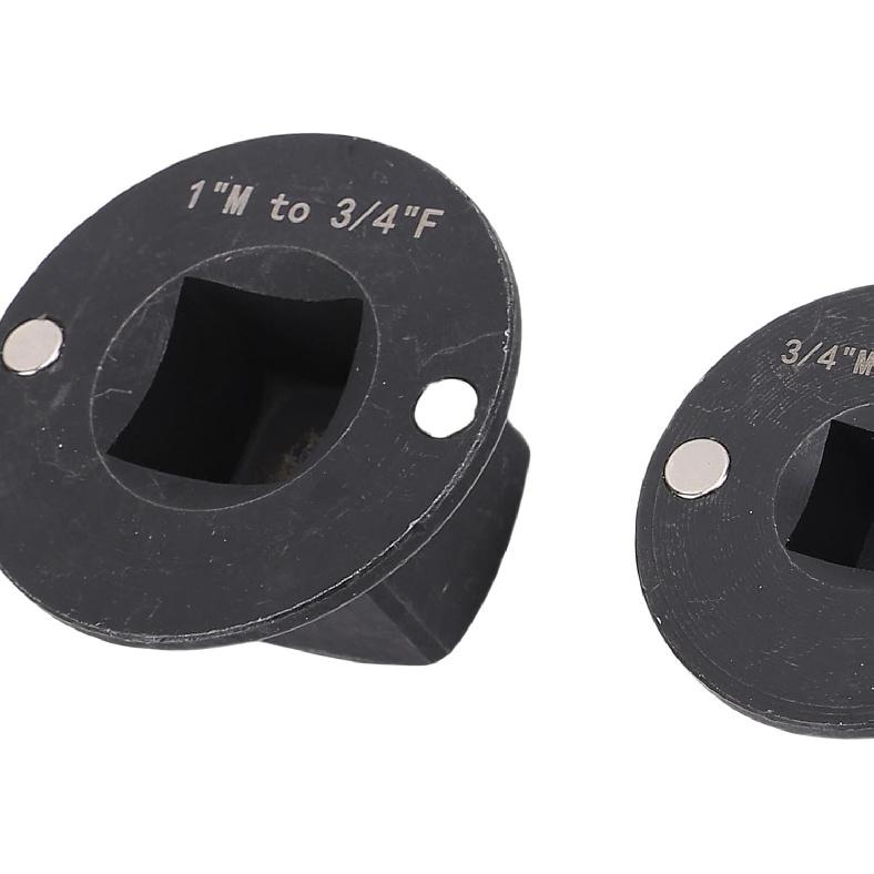 4PCS Insert Low Contour Impact Socket Adapter Set, Magnetic Socket Adapter Set, Drive Reducing 1in M-3/4in F 3/4 in M-1/2in F 1/2in M-3/8in F 3/8in