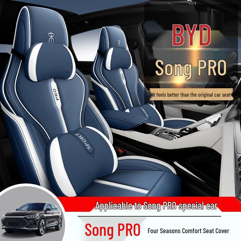 CKX Sports Leather Car Seat Cushion for BYD Song PRO - All-Season Cover.