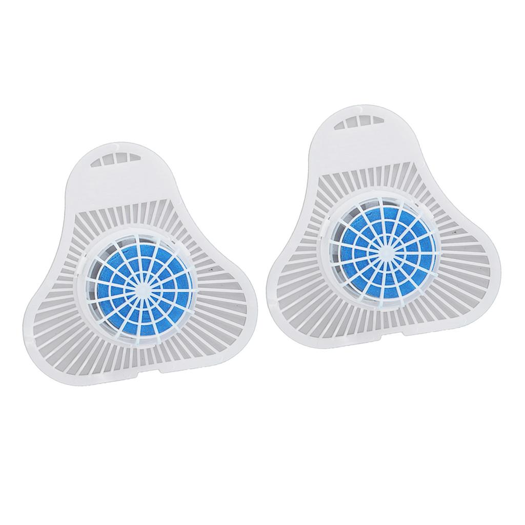 2pcs Deodorant Triangular Block Prevents Clogging Spray Proof Urinal Deodorant Aroma Ball for Home