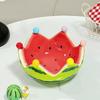 Ceramic Watermelon Shape Fruit Plate Cute Storage Plate Dessert Salad Bowl  Snacks