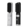 Nova Escova Alisadora Elétrica Iônica Portátil com Temperatura Ajustável, Segura para o Cabelo, Tecnologia Anti-Frizz para Uso Doméstico e em Hotéis