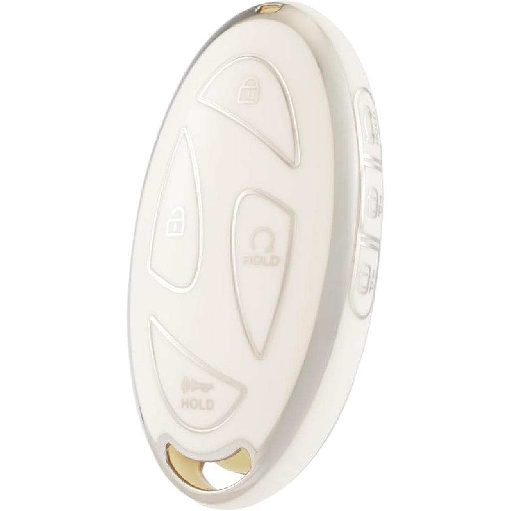 Key fob Cover for Hyundai Loniq,Soft Car Key Cover Case for Hyundai Loniq Elantra Sonata Santa fe Tucson Santa Palisade Veloster 2022 2023 2024 2025