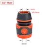 Garden Watering Hose Quick Connector  Coupling 1/2'' 3/4" Hose Fitting Adapter Water Pipe Joint Extender Set For Hose Pipe Tube