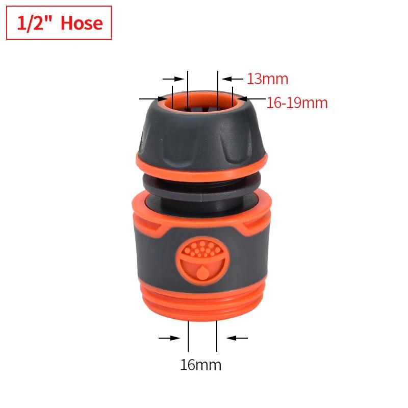 Garden Watering Hose Quick Connector  Coupling 1/2'' 3/4" Hose Fitting Adapter Water Pipe Joint Extender Set For Hose Pipe Tube
