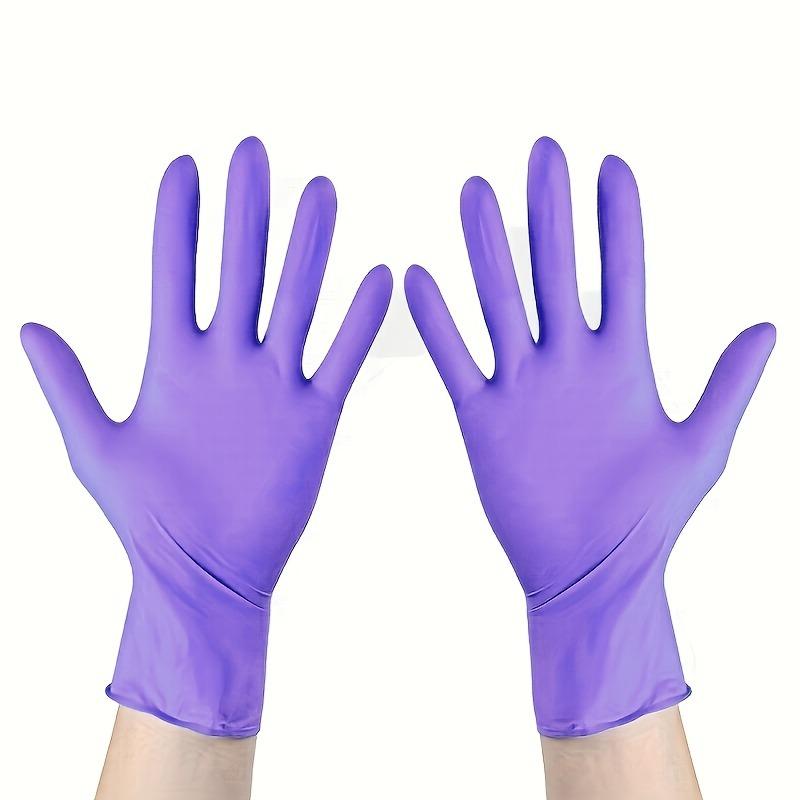 100Pcs Disposable Nitrile Gloves,Durable Household Cleaning Gloves,Garden Planting and Digging Non-slip Dirt-resistant Gloves