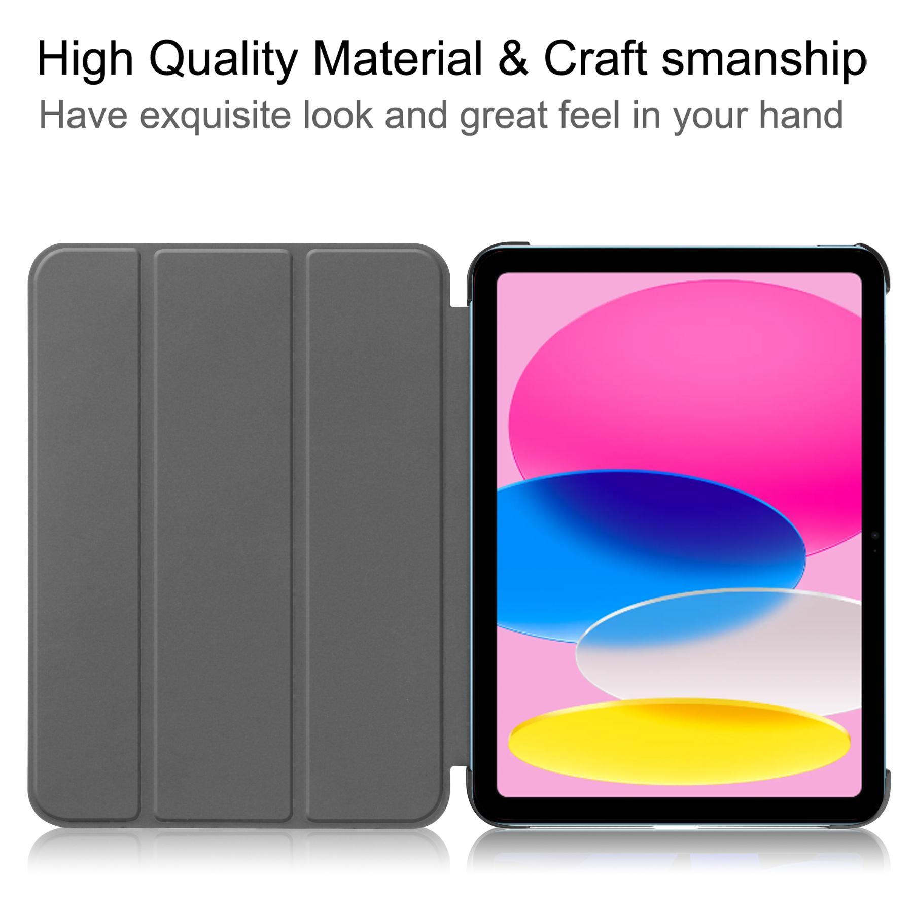 

Для iPad (2025)/10.9 (2022) Чохол Протиударний Шкіряний Підставка Чохол для Планшета Sky Blue
