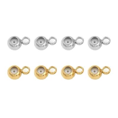20 Stück Stopperperlen für Halskettenanhänger Elegante Positionierungsperlen Schmuck-Set