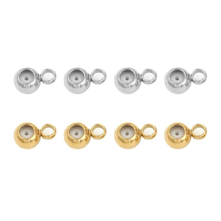 Set of 20 Silicone Plug Stopper Bead Positioning Beads Jewelry Making Findings