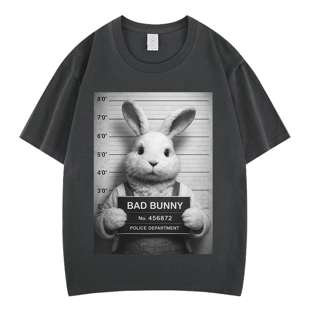 Funny Rabbit Meme Tshirt Men Wome Fashion Harajuku Loose Tshirt Summer 100 Cotton Hiphop Casual Aesthetic Trendy Tshirts