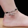 New 12 Zodiac Red Rope Bell Anklet Retro Silver Simple Natal Antique Women's Accessories