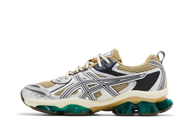 Heren Sneakers ASICS Gel-Quantum Kinetic Khaki Beige Puur Zilver Khaki Beige/Puur Zilver