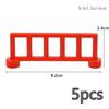 Store byggeklosser Slide Swing Seesaw Park Lekeplass Series Large Pillar Murstein Barn Barn Pedagogisk Leke Kompatibel Duploe