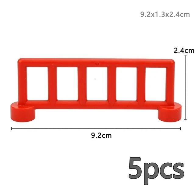 Store byggeklosser Slide Swing Seesaw Park Lekeplass Series Large Pillar Murstein Barn Barn Pedagogisk Leke Kompatibel Duploe