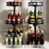 3-Tier Square Rotating Countertop Seasoning Organizer
