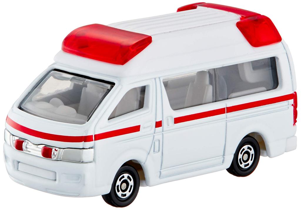 Takara Tomy 079 Toyota HiMedic Ambulance Miniature Car Toy for Males Ages 3 and Up Boxed Toy Safety Standards Meet ST Mark Certification TOMICA TAKARA