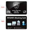 RFID Blocking Card 5 Pack Bank Debit Credit Card Protector Anti-Theft Contactless NFC Blocker Entire Wallet Protection