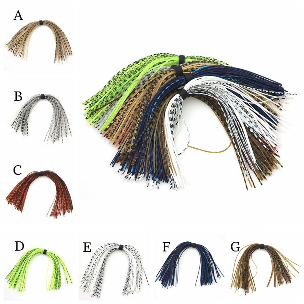 Mixed Color Buzzbaits Spinner 44 Strands Jig Squid Skirt Baitfish Silikonové sukně Spinner Baits