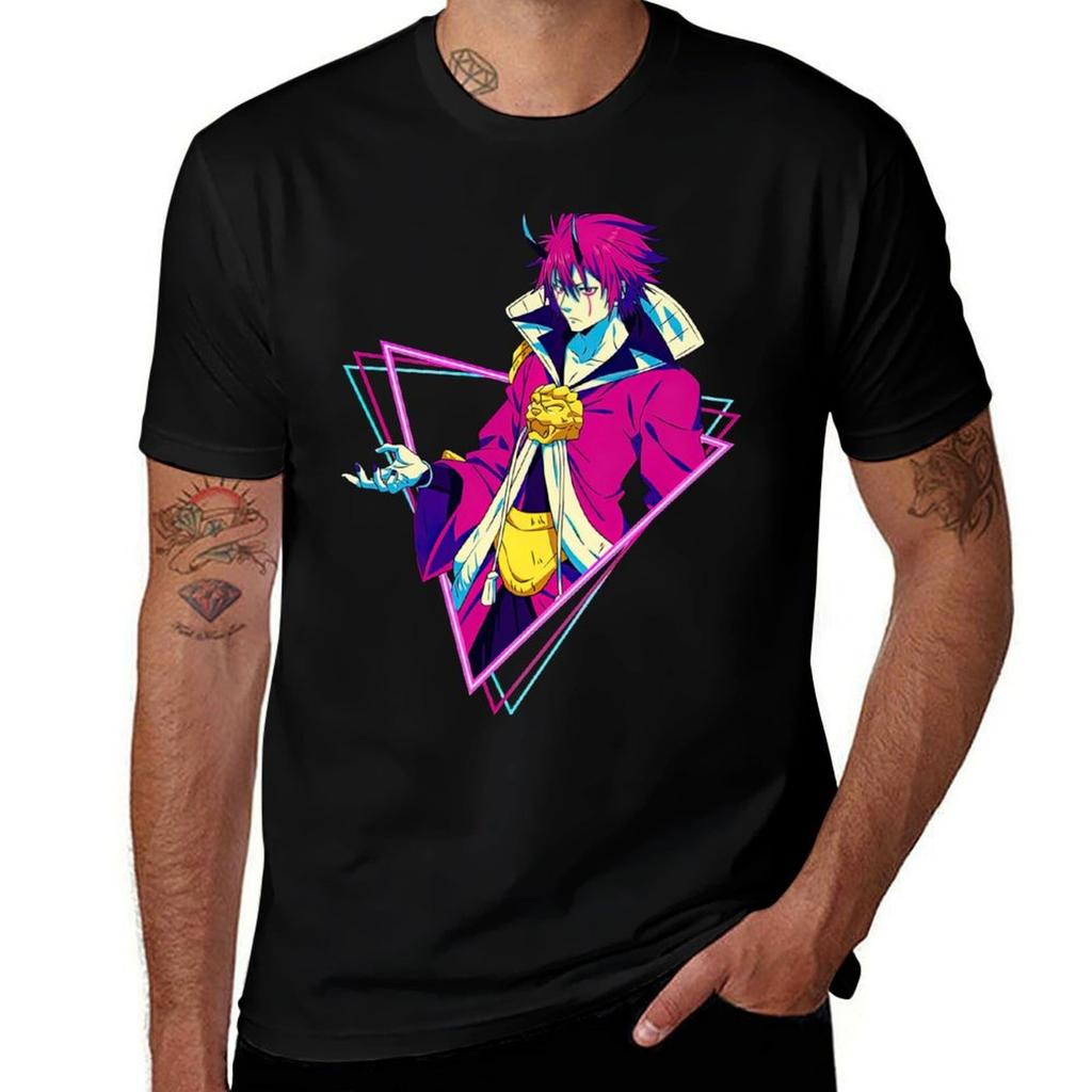Tensei Shitara Slime Datta Ken Benimaru Tshirt Stylish Graphic Short Sleeve Top