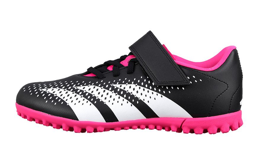 Adidas Predator Accuracy.4 Accuracy.4 TF J Low top Kids  Soccer Shoes Black White Pink Kids  GW7083 35