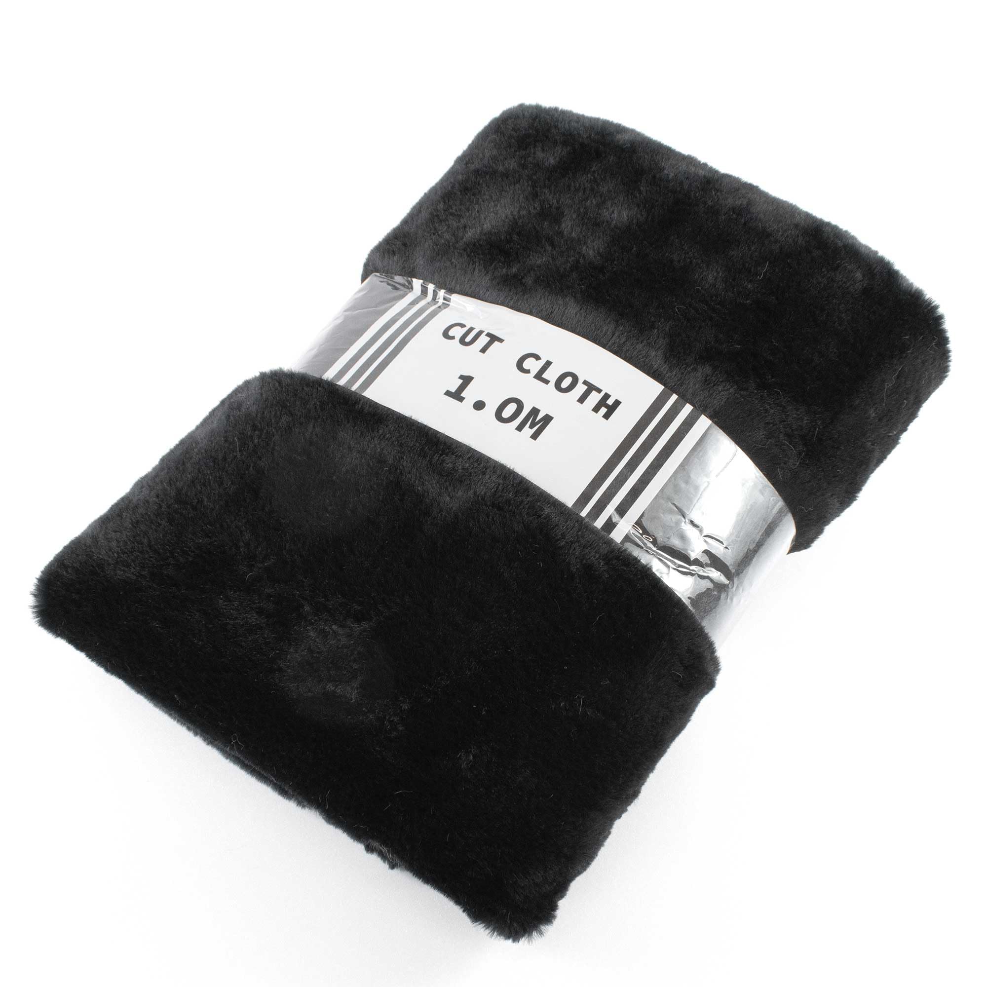 

Искусственный супер кролик шириной примерно 140 см x 1 мех, экологичный, односторонний боа, 100 см, штука, E. Черный, 7528-1C