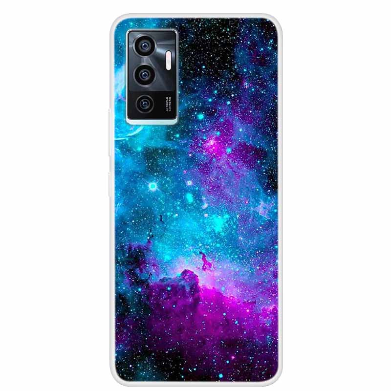 For vivo V23e V21E 5G 4G Cases Transparent Marble Soft TPU Silicone Back Covers for Vivo V21 5G Cases Clear Bumper for vivoV21