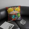 H-Hey Arnold Cartoon Cushion Cover Pillowcase Ultra Soft Skin Friendly Fabric Cloud Like Comfort & Concealed Zipper