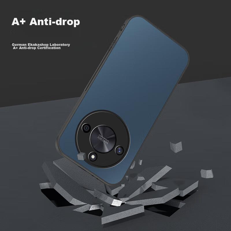 HotFire AG Matte Case for Honor X50 GT, Matte Full Coverage Ultra Thin Anti-drop Anti-fingerprint Case - Graphite Black