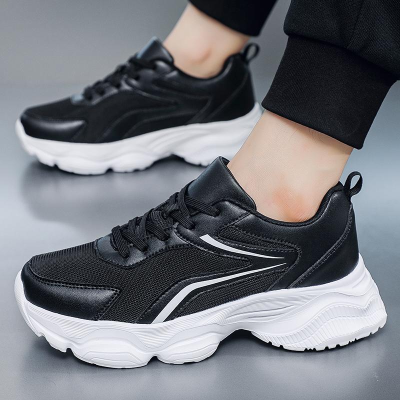 Street Style Mens Sports Shoes Thick Soles Casual Chunky Sneakers Running Walking Shoes Comfortable Breathable Big Size 49 50 51