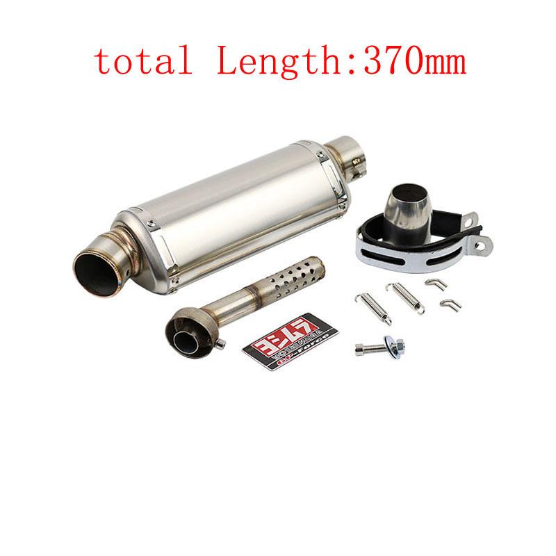 Universal 51mm Motorcycle Exhaust Jicun Muffler Motorcycle Exhaust Belt, Suitable for Yamaha PCX125 FZ1N Z900 CBR500R R6 R25 R3