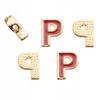 Pendentif Lettre de l'Alphabet Colorée Pour Bijoux Lettre P