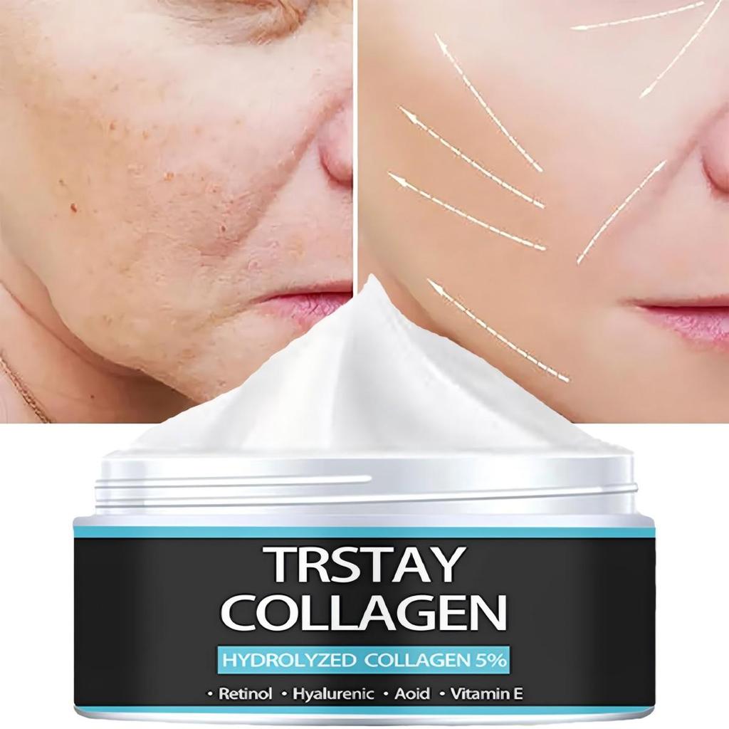 TRSTAY Ansiktskrem for menn strammer opp øyehuden, jevner ut fine linjer rundt øynene, reduserer øyeposer og fjerner mørke ringer