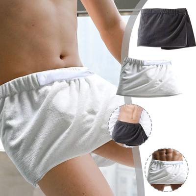 Men's Bath Towel Absorbent Towel Beach Sexy Skirt Anti-light Men's Bath Skirt Can Wear Towel Swimming Trunks