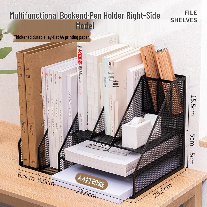 

Многоярусный вертикальный настольный органайзер для файлов и стойка для хранения