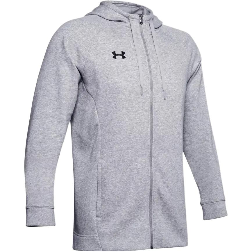 Under Armour Solid Color Zip-Up Hooded Long Sleeve Sweatshirt Men tops 1351313-025